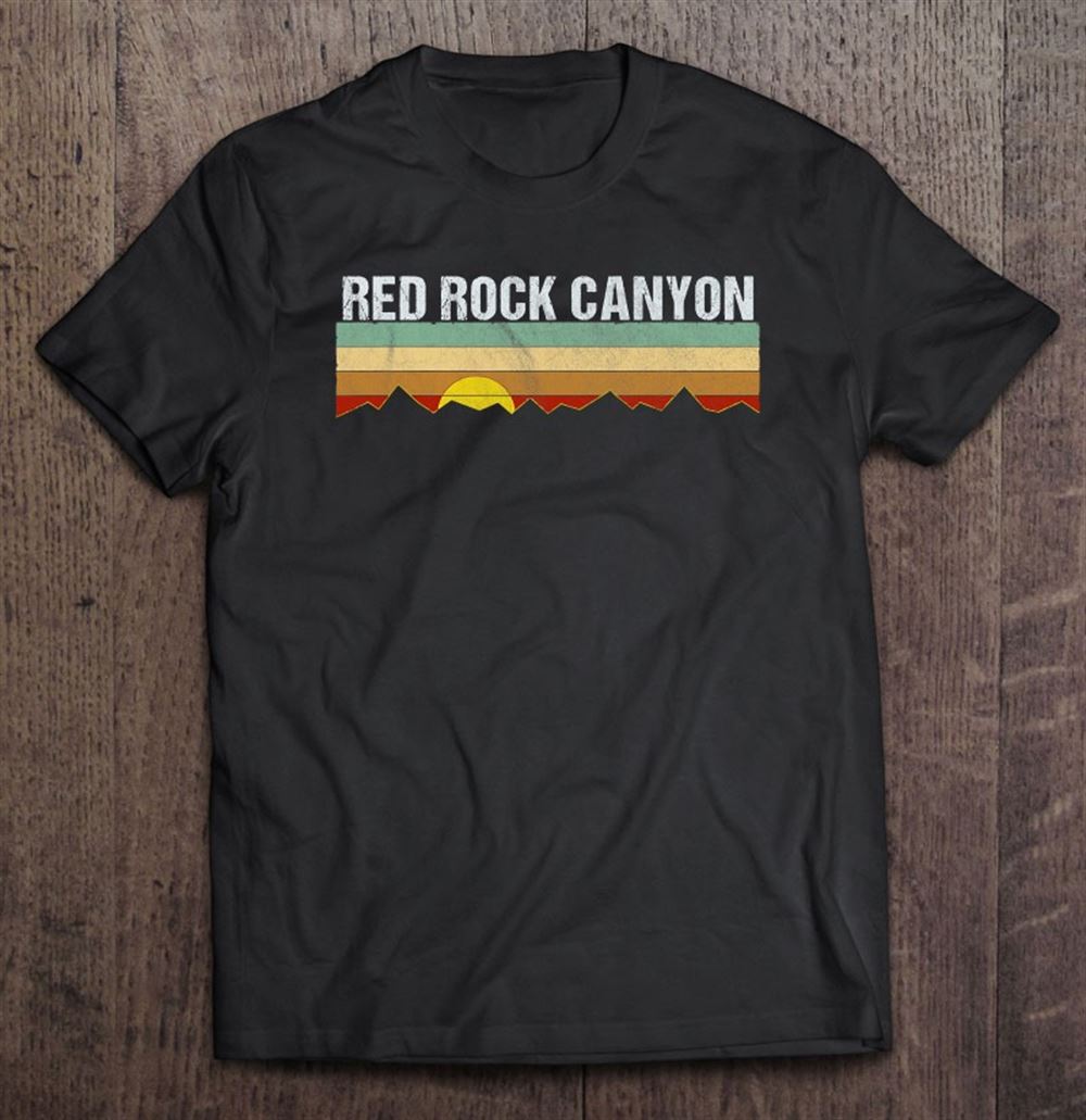 Awesome Retro Vintage Red Rock Canyon Nevada Tee 