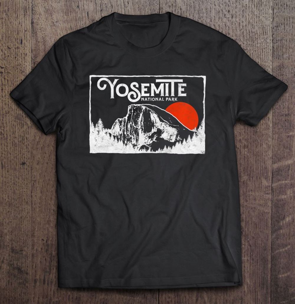 Amazing Retro Yosemite National Park Half Dome Vintage 80s Premium 