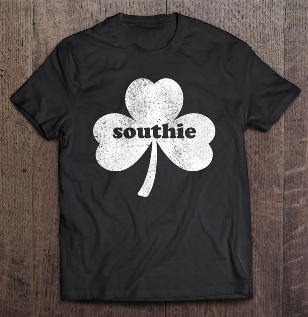 Awesome Southie Shamrock Clover Shirt South Boston 
