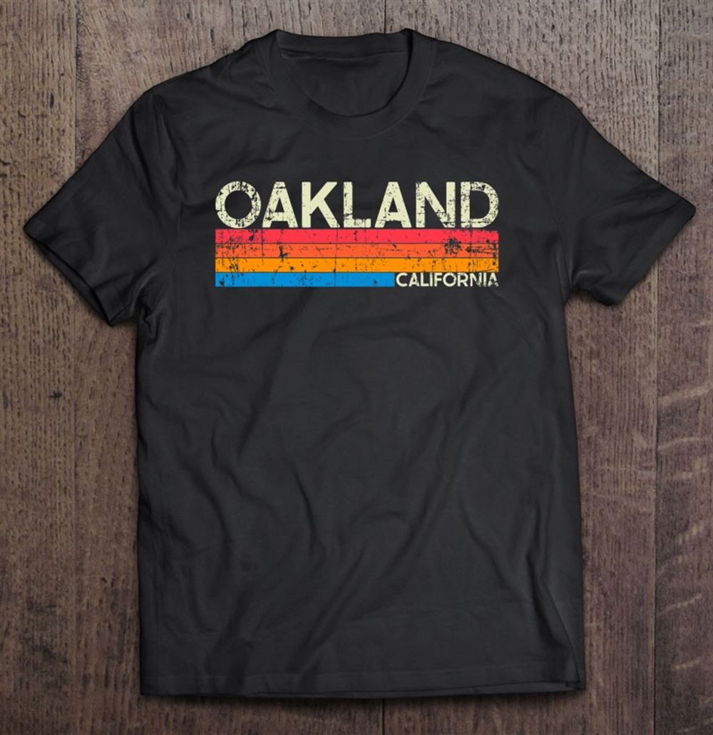 Happy Vintage Retro Oakland California Distressed 