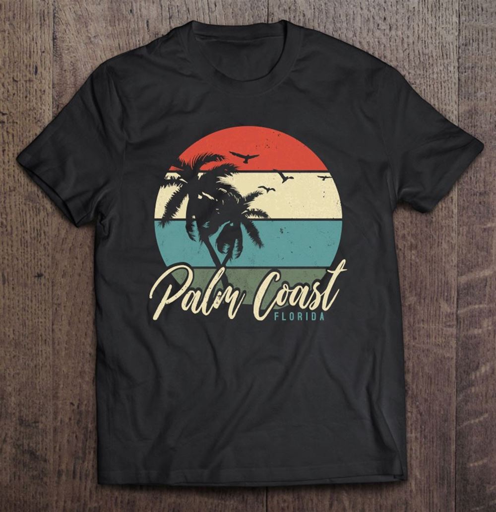 Great Vintage Retro Palm Coast Florida Pullover 