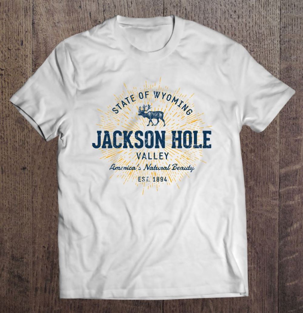 Great Vintage Retro Style Jackson Hole 