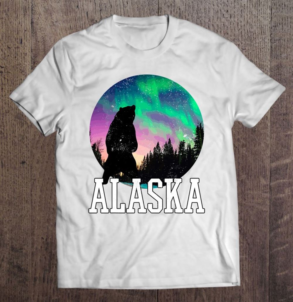 Awesome Alaska Nothern Lights Viewing Vacation Vintage 