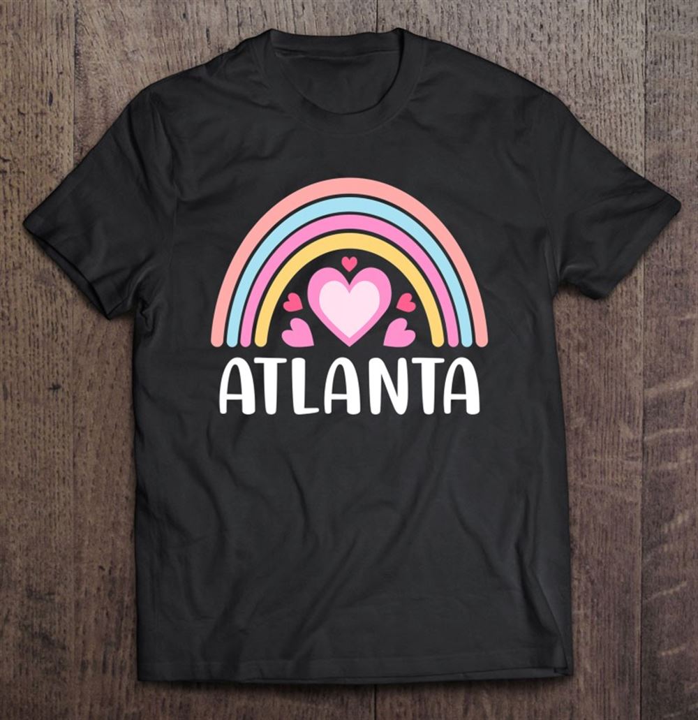 Limited Editon Atlanta Georgia For Women Rainbow Hearts 