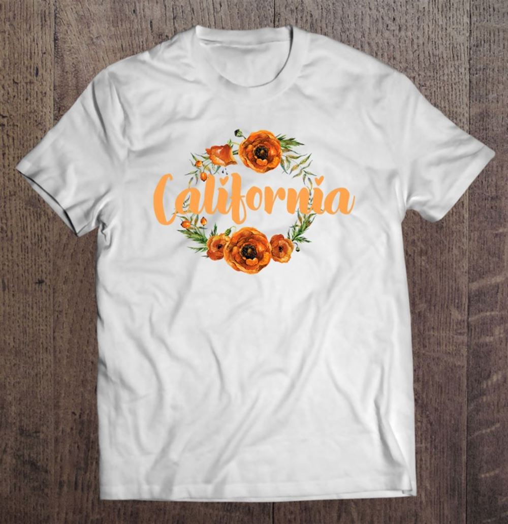 Special Beautiful California State Flower Tshirt 