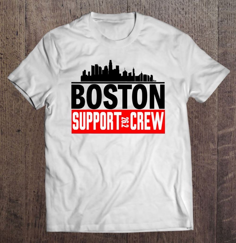 Attractive Boston 262 Marathon Support Crew Shirt For Men Women Youth 