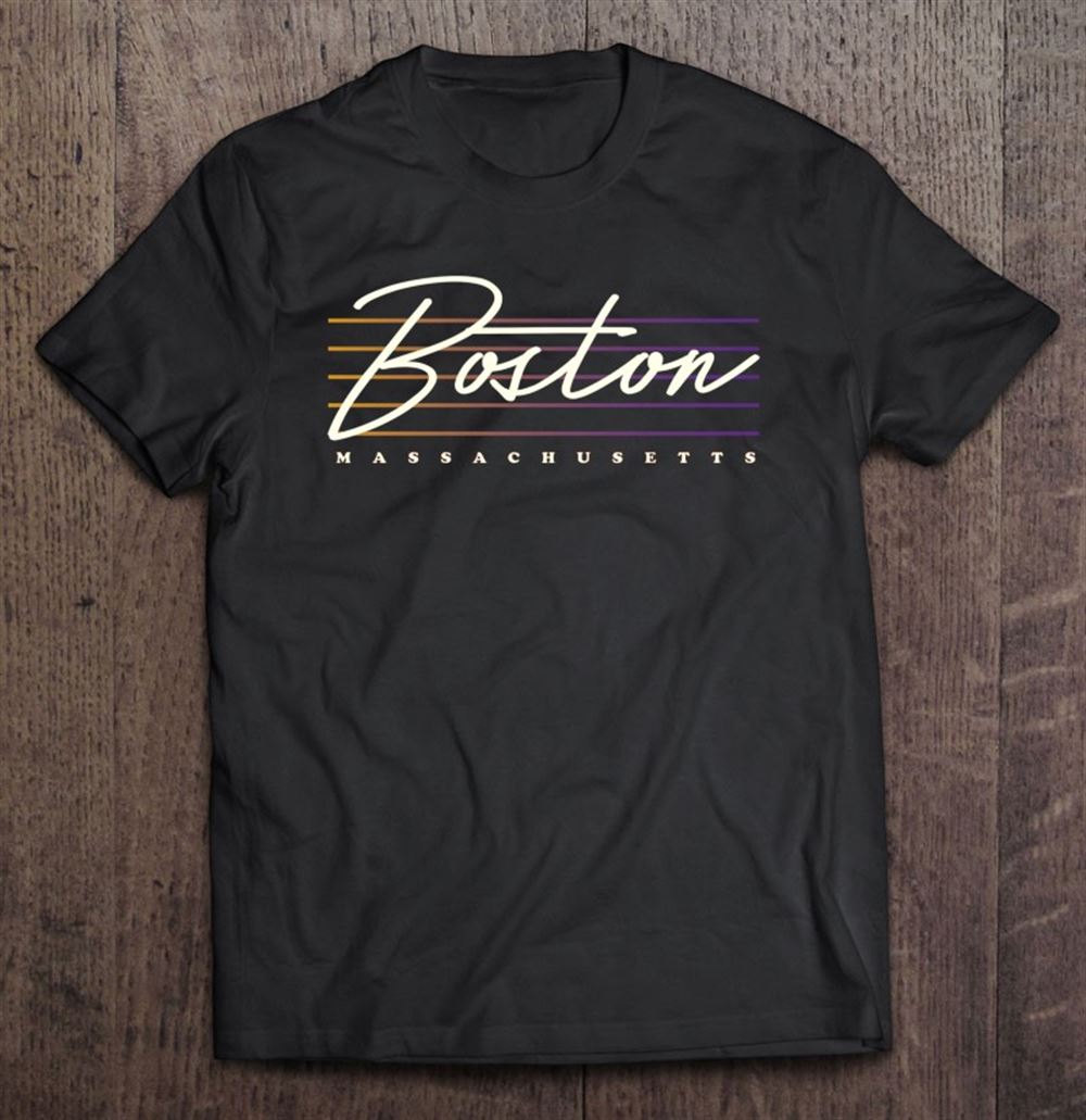 Amazing Boston Massachusetts Shirt Retro Style 