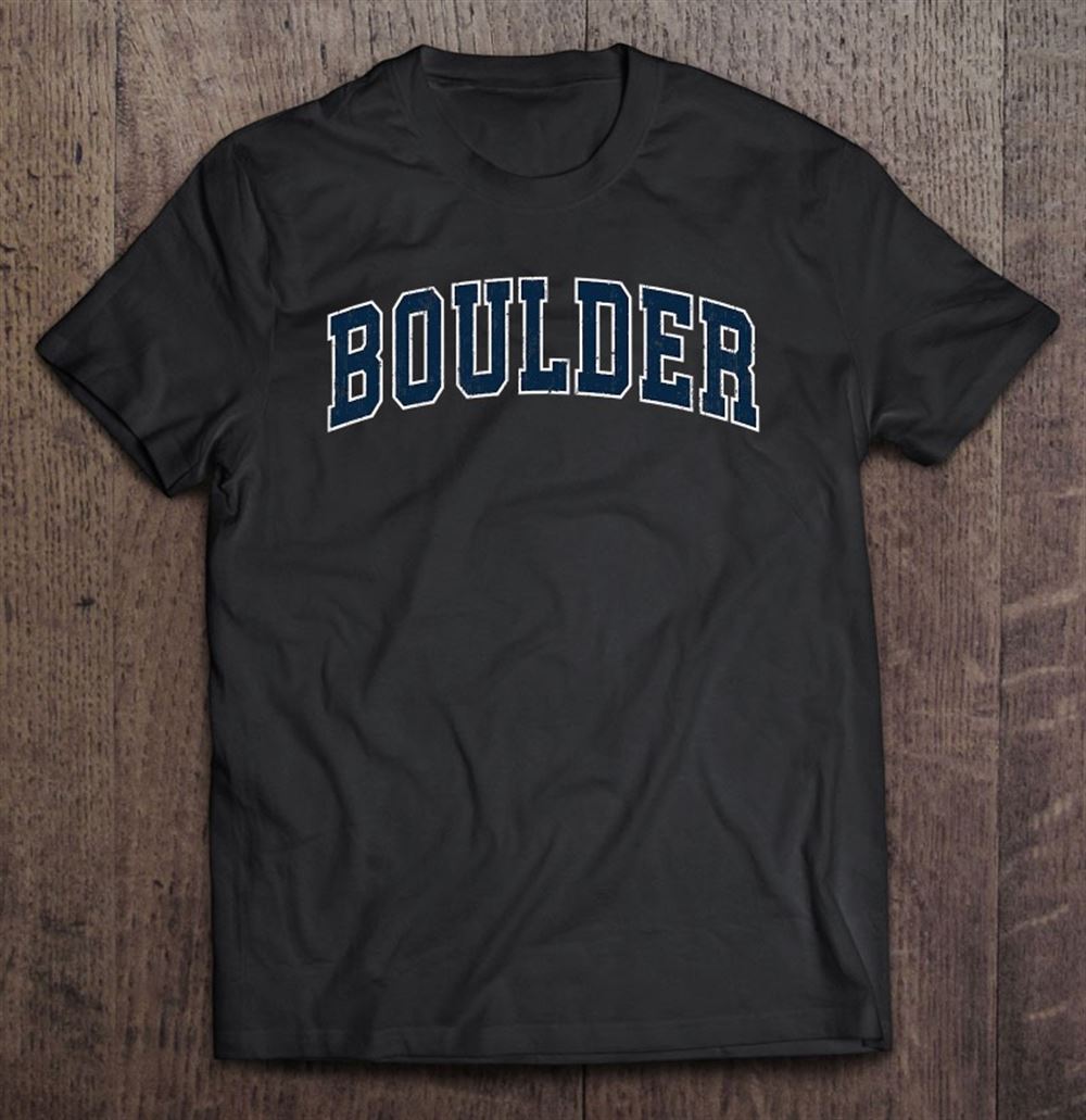 Amazing Boulder Colorado Co Vintage Sports Design Navy Design 