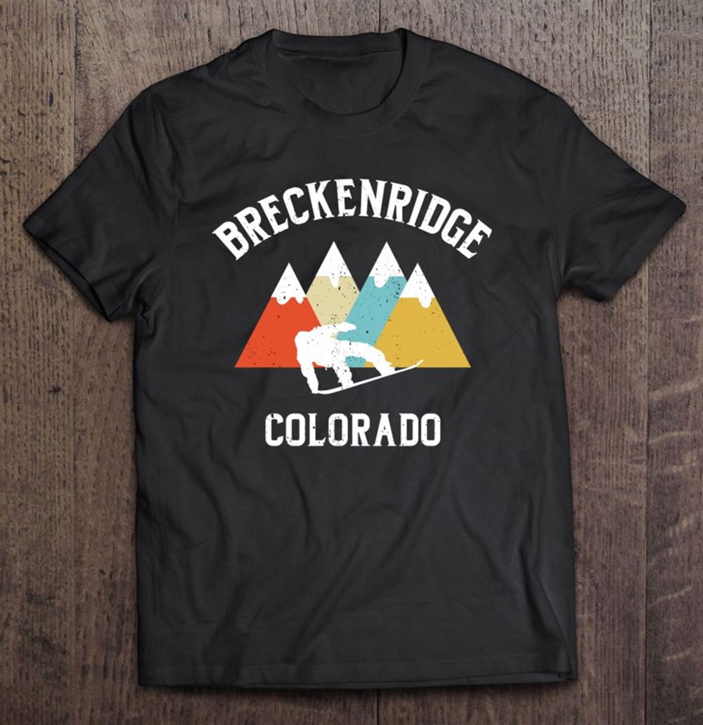 Interesting Breckenridge Colorado Snowboard Vacation Souvenir 