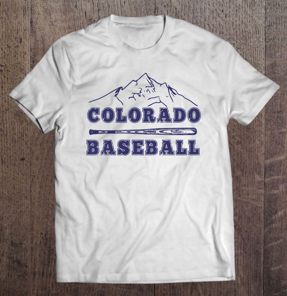 Amazing Classic Colorado Baseball Fan Retro Vintage 