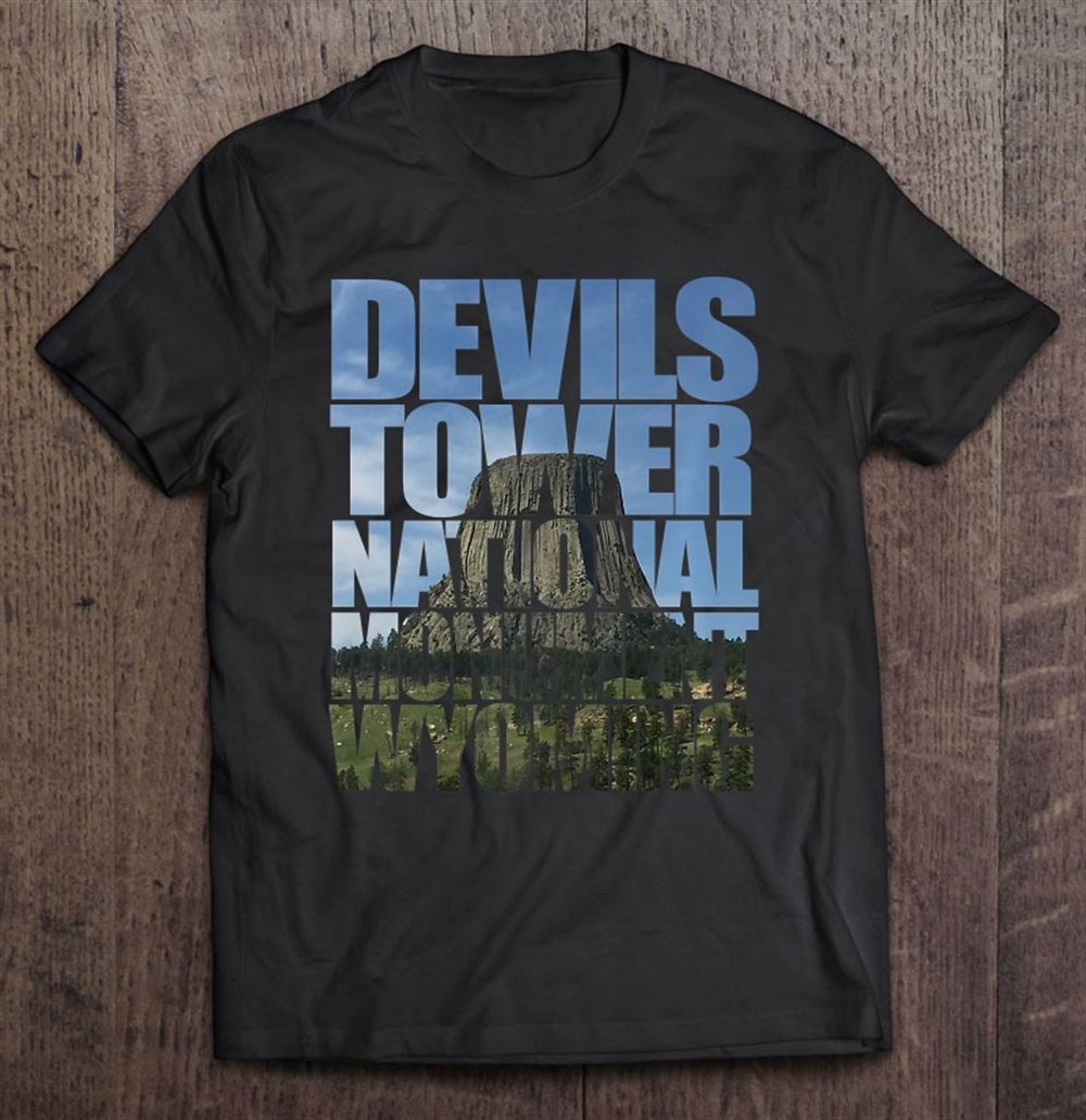 Amazing Devils Tower National Monument Wyoming Usa Souvenir Premium 