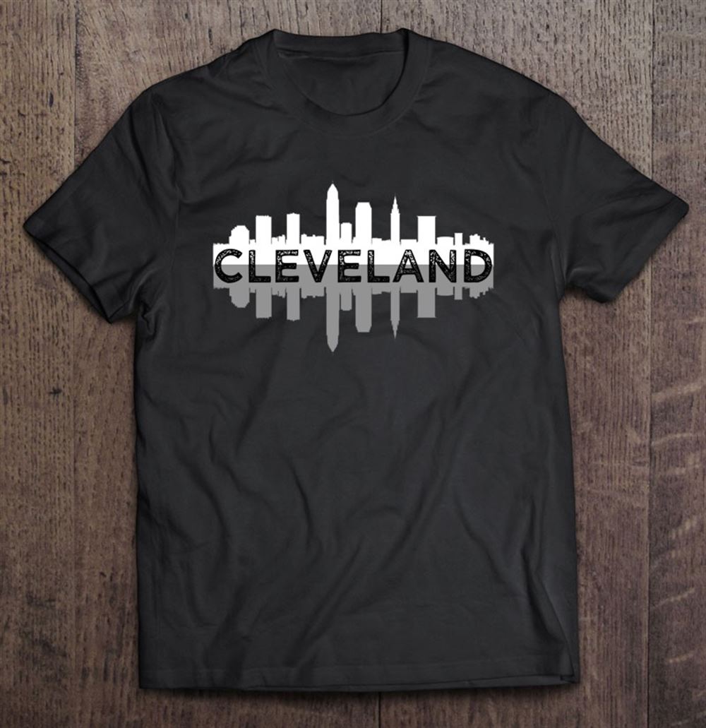 Interesting Downtown Cleveland Skyline Art Ohio Cle The Land Gifts 