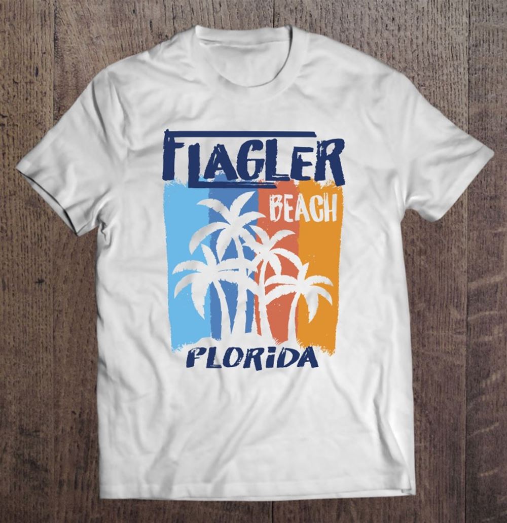 Promotions Flagler Beach Florida Fun Colorful Palm Trees Design 