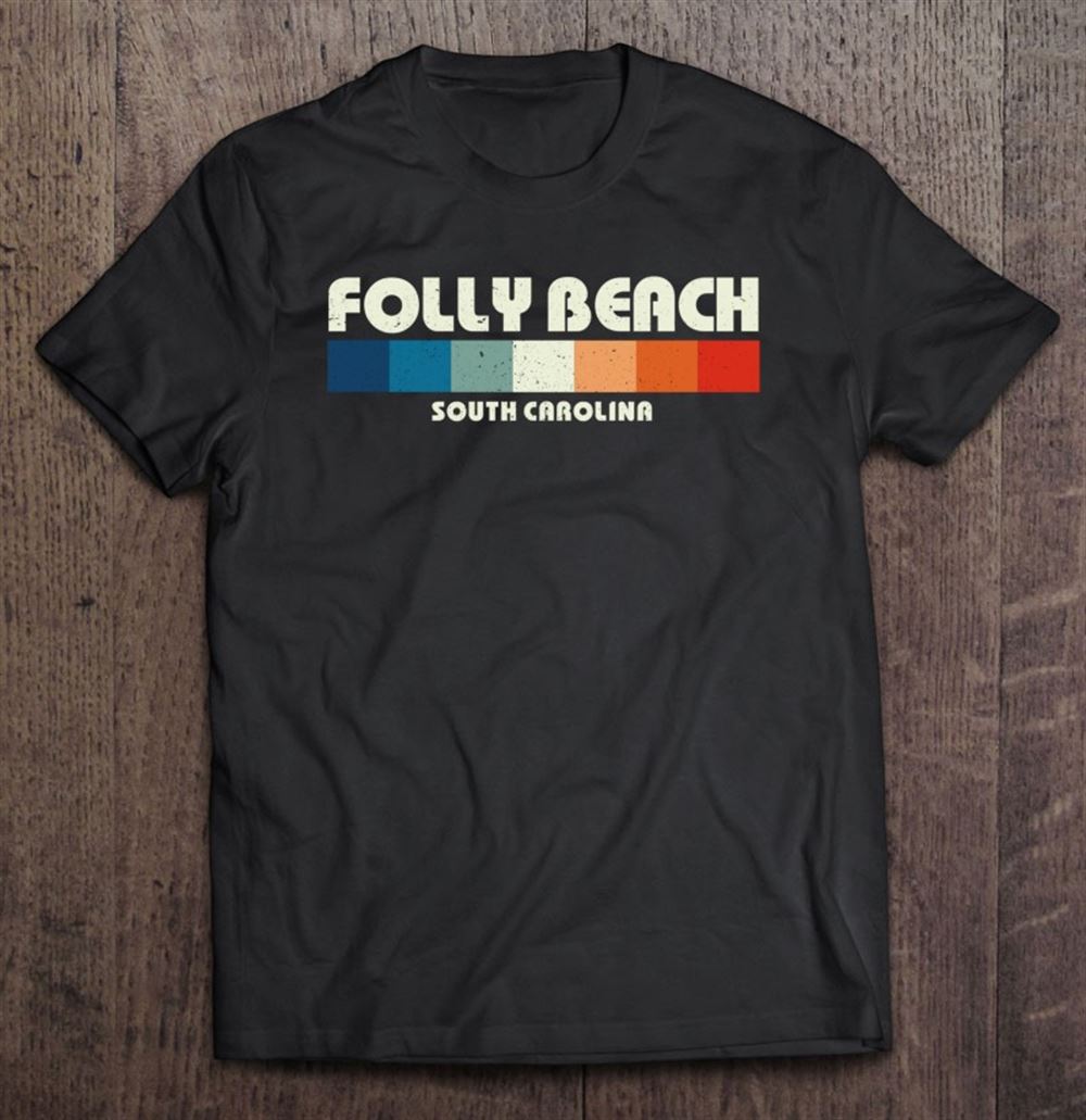 Limited Editon Folly Beach South Carolina Vintage 80s Style 