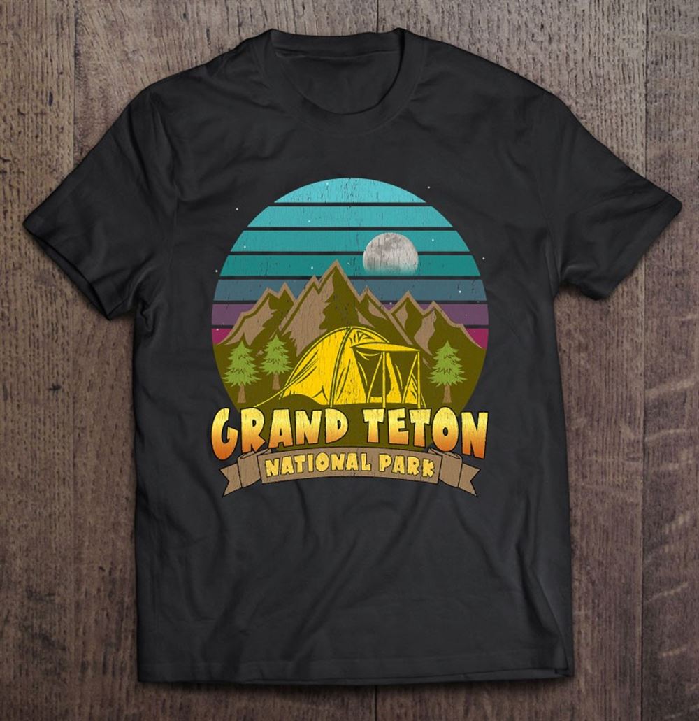Great Grand Teton National Park Camping Vacation Souvenir 