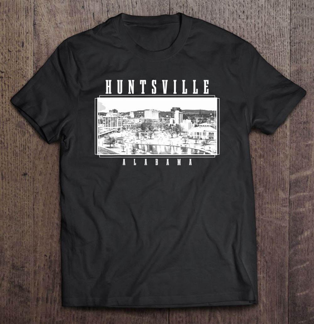 Best Huntsville Alabama Vintage Skyline Black White Huntsville 