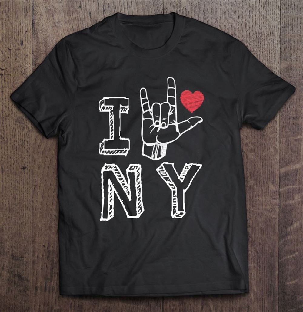 Attractive I Love New York Asl For New York Lovers 