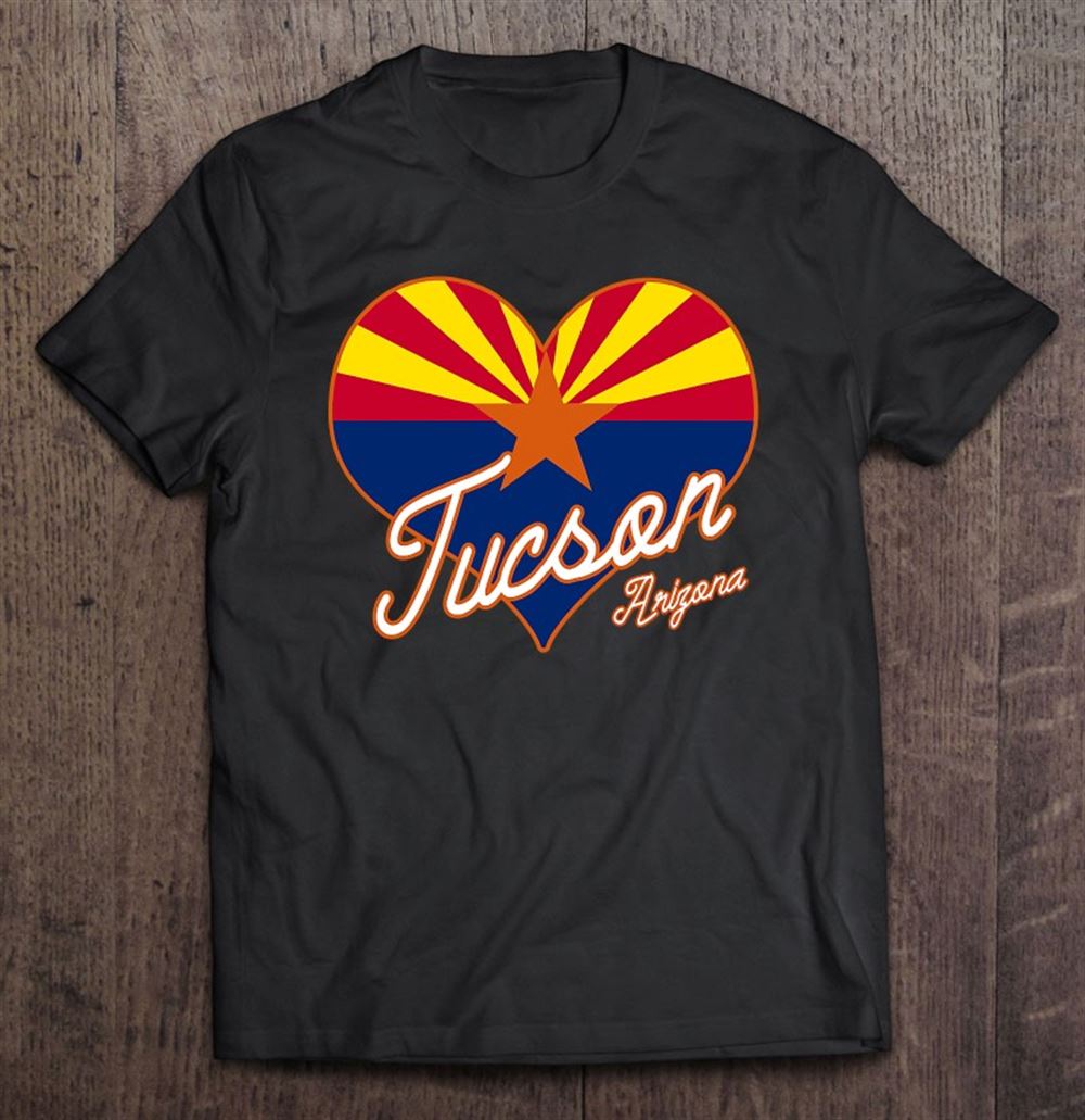 High Quality I Love Tucson Arizona State Flag In Heart Novelty Hometown 