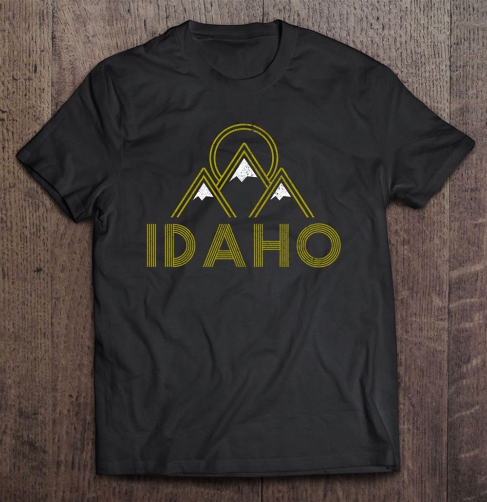 Amazing Idaho Vintage Retro Mountains Hiking Souvenir Gift 