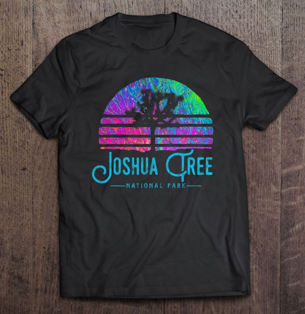 Awesome Joshua Tree National Park Psychedelic Festival Vibe Graphic 