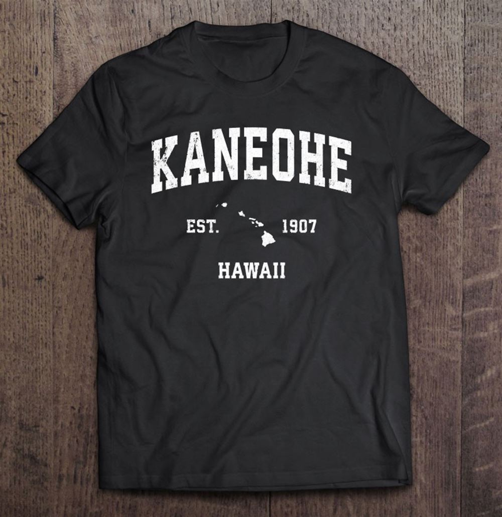 Gifts Kaneohe Hawaii Hi Vintage Athletic Sports Design 