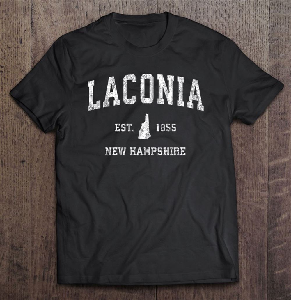 Great Laconia New Hampshire Nh Vintage Athletic Sports Design 