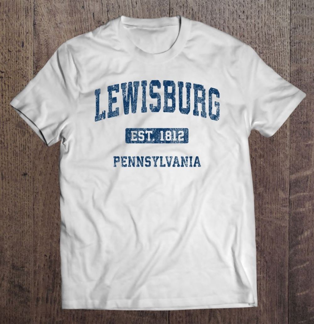 Gifts Lewisburg Pennsylvania Pa Vintage Athletic Sports Design 