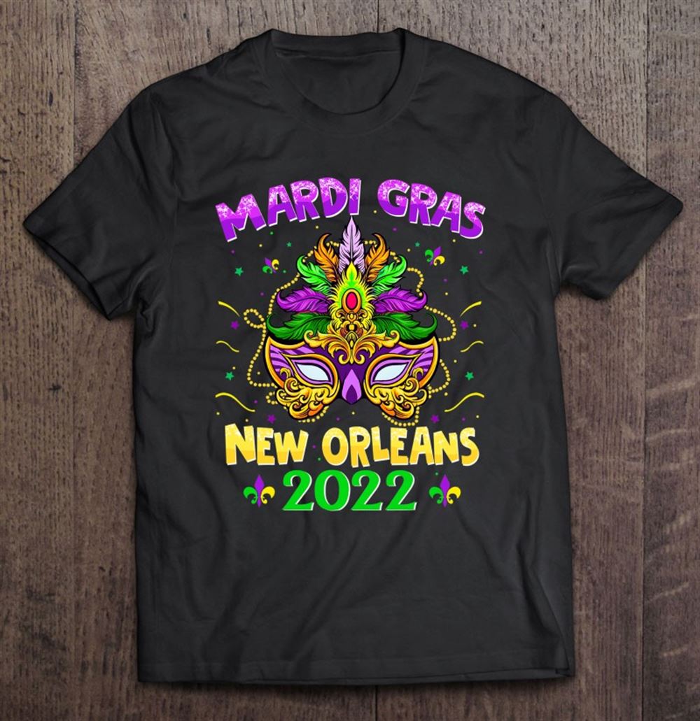 High Quality Mardi Gras New Orleans 2022 Mask Colorful 