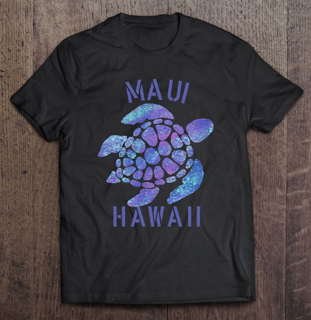 Great Maui Hawaii Beach Design Tribal Turtle Gift 