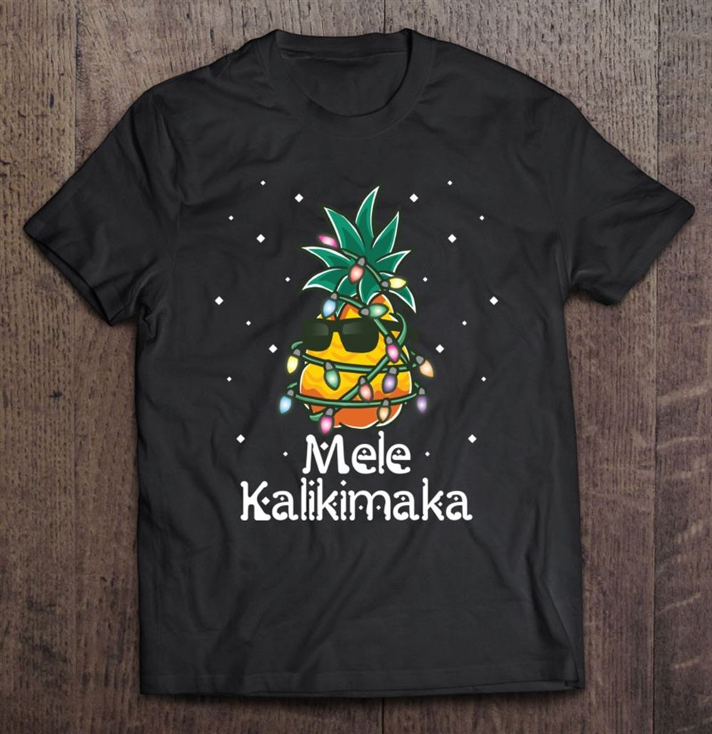 Special Mele Kalikimaka Pineapple Aloha Hawaii Christmas Surfer Gift 