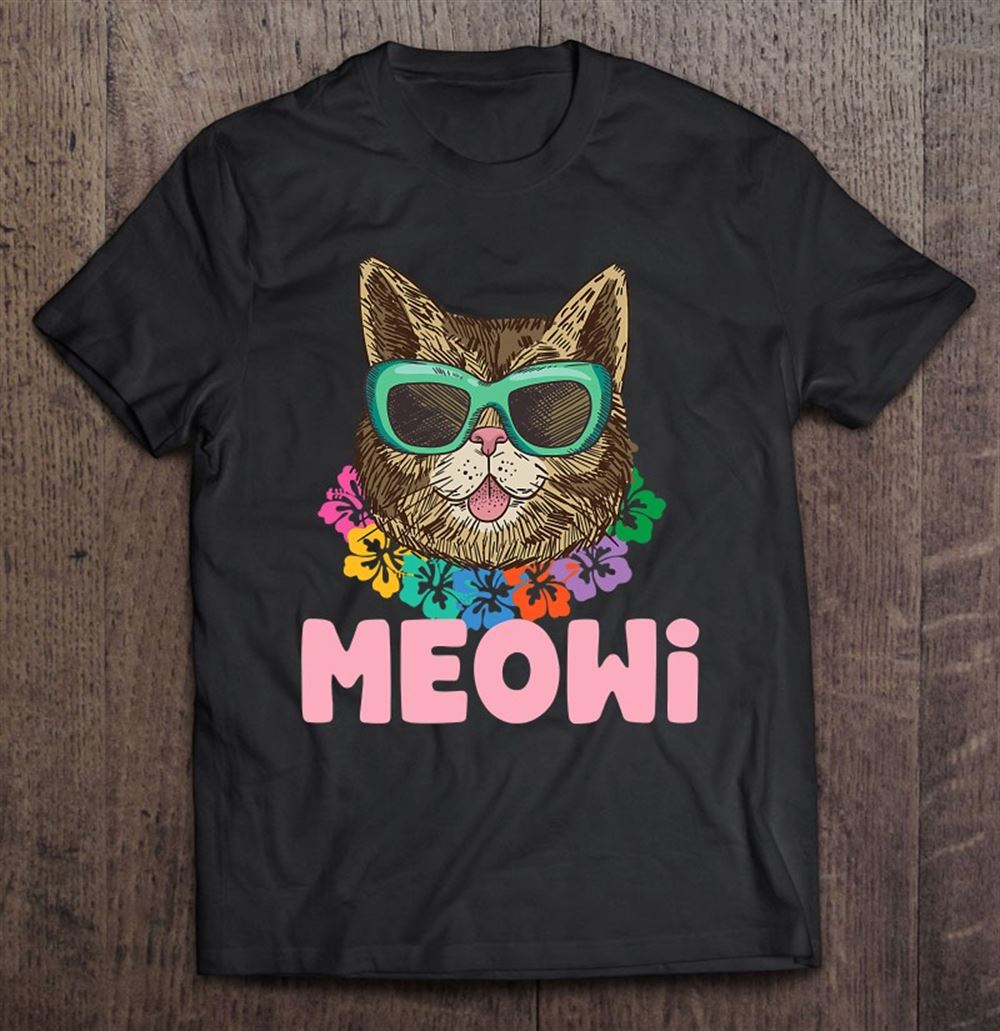 Interesting Meowi Maui Funny Cat Pun Tee 
