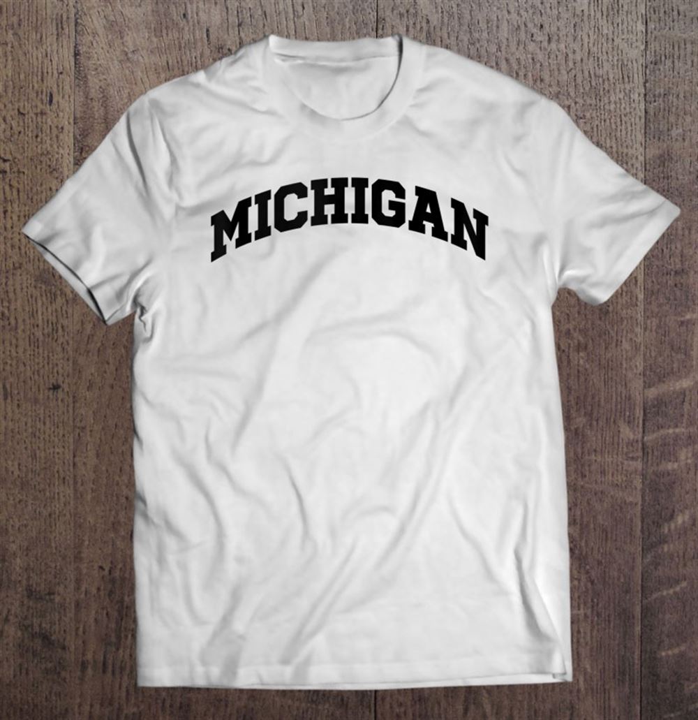 Attractive Michigan Gift College University Text Sports Design 