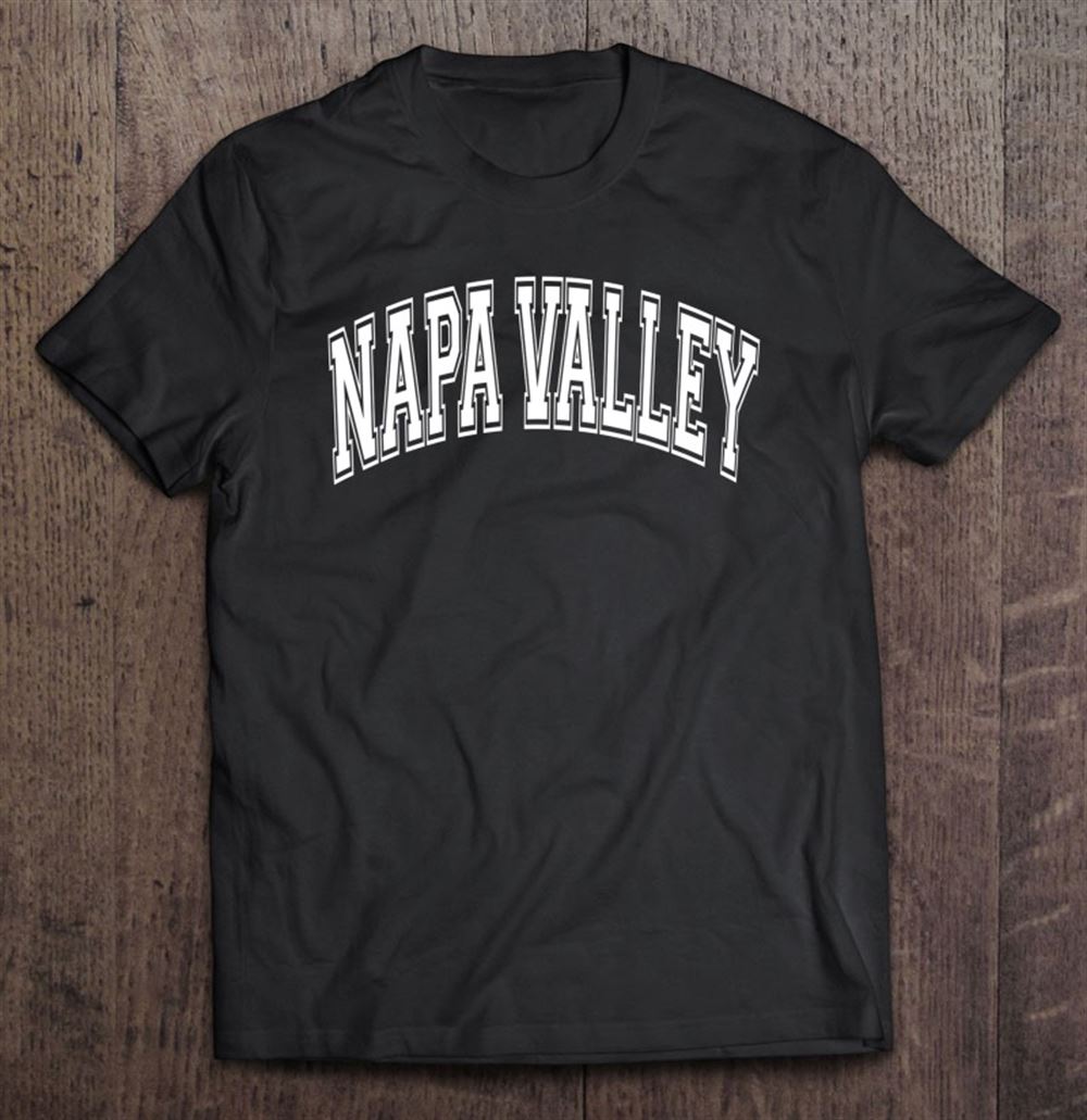 Happy Napa Valley California Ca Varsity Style 