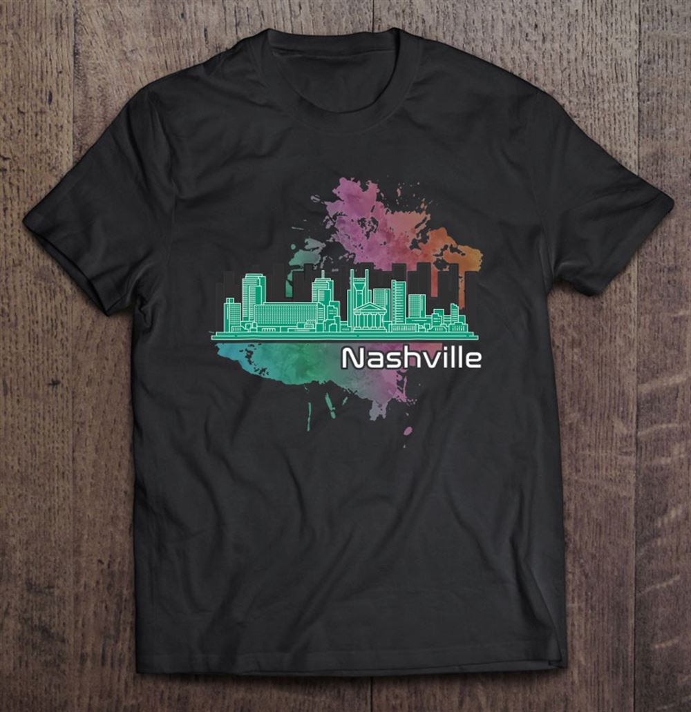 High Quality Nashville Shirt Tennessee Skyline Gift 