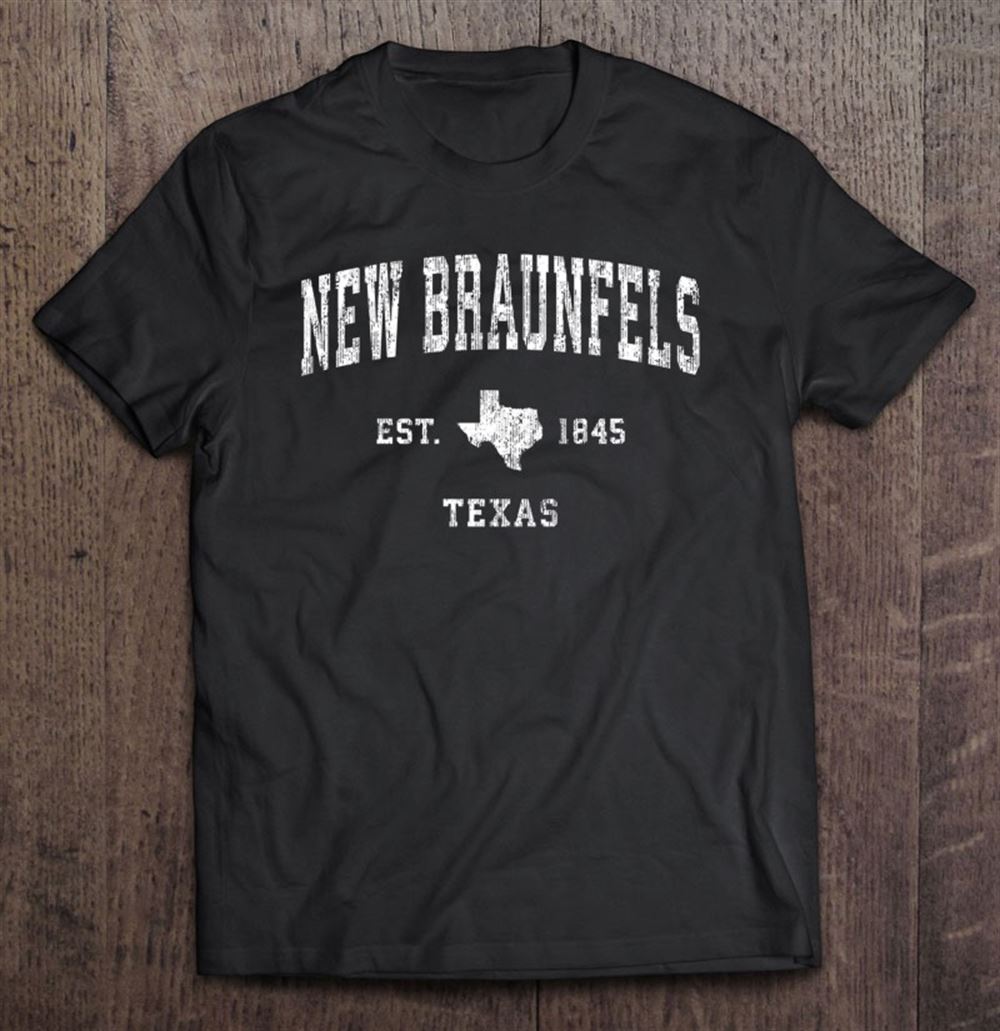 Awesome New Braunfels Texas Tx Vintage Athletic Sports Design 