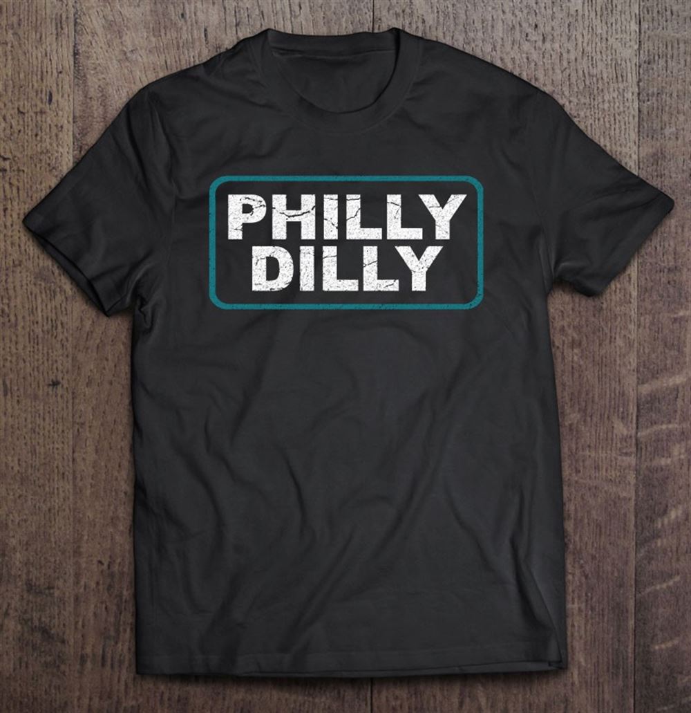 Limited Editon Philly Dilly Shirt With Vintage Worn Distressed Look Essential 