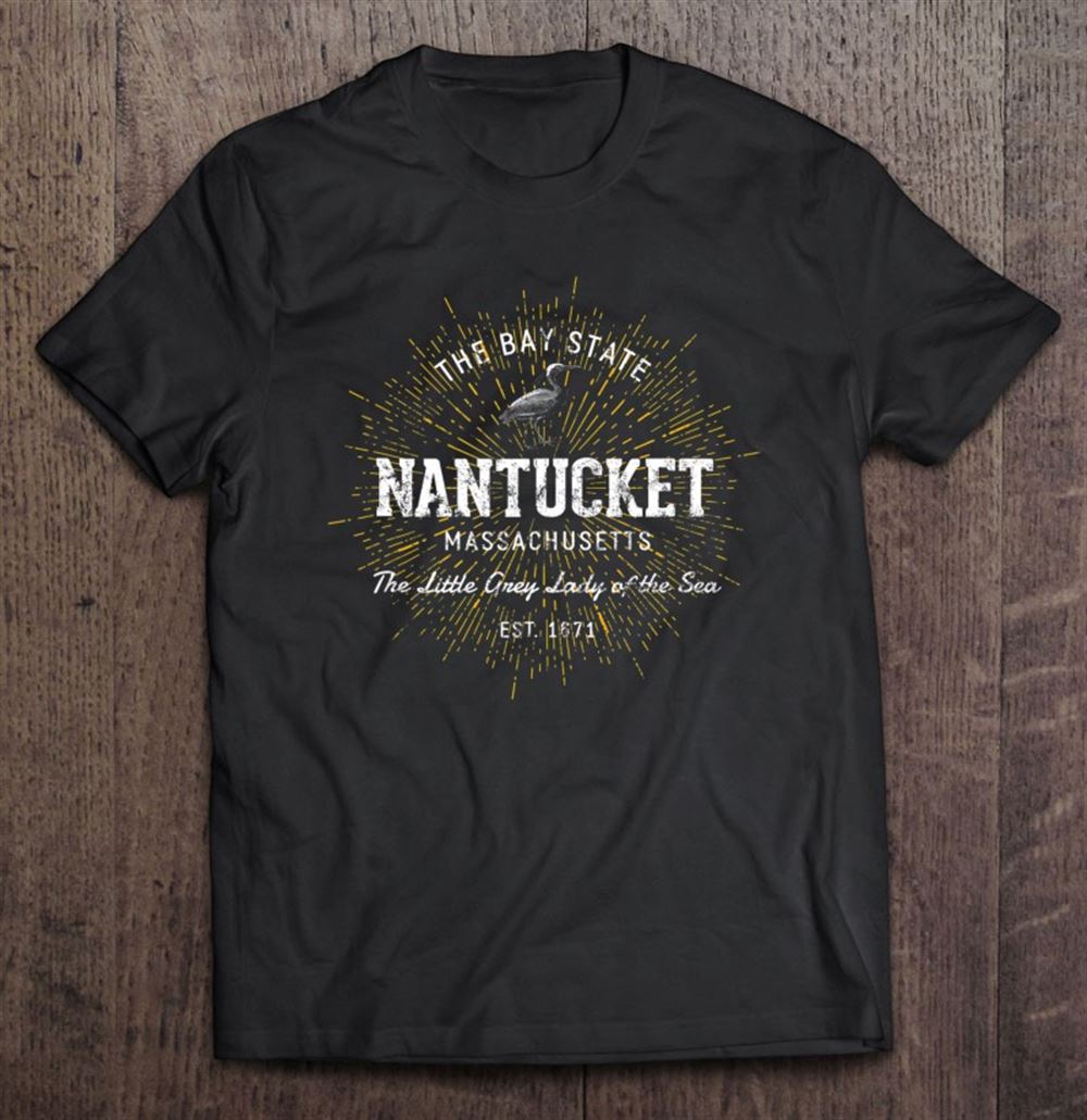 High Quality Retro Style Vintage Nantucket Massachusetts 