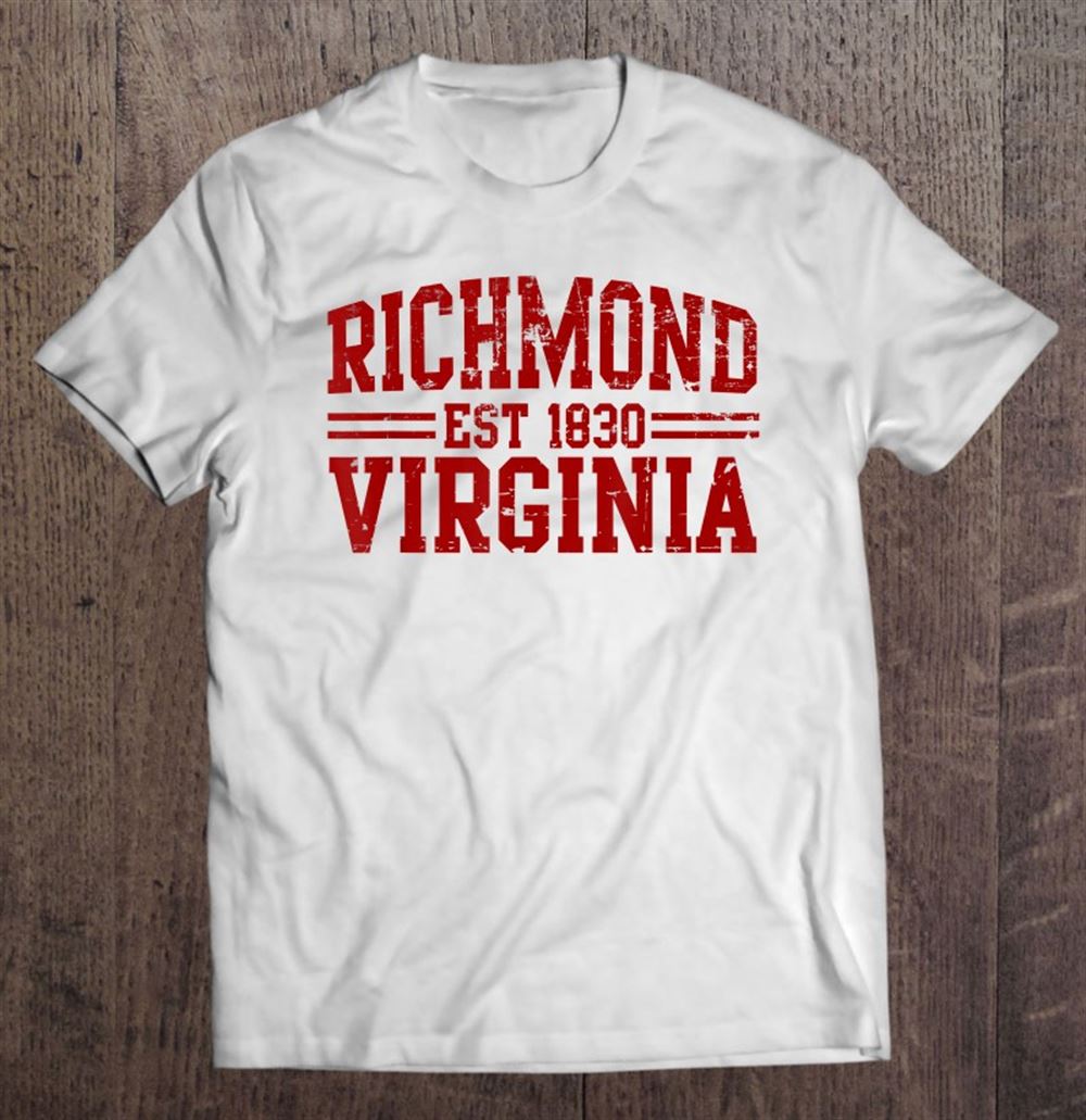 Best Richmond Virginia Richmond Gift Distressed Text 