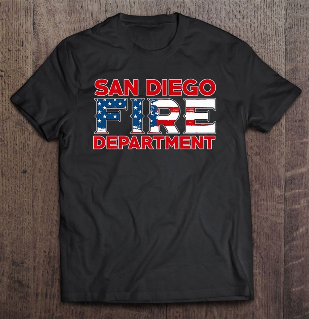 Limited Editon San Diego California Fire Rescue Department Firefighters Premium 