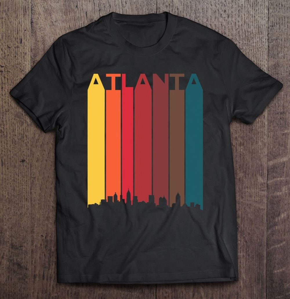 Great Vintage Atlanta Skyline Atlanta Retro Atlanta Pride 