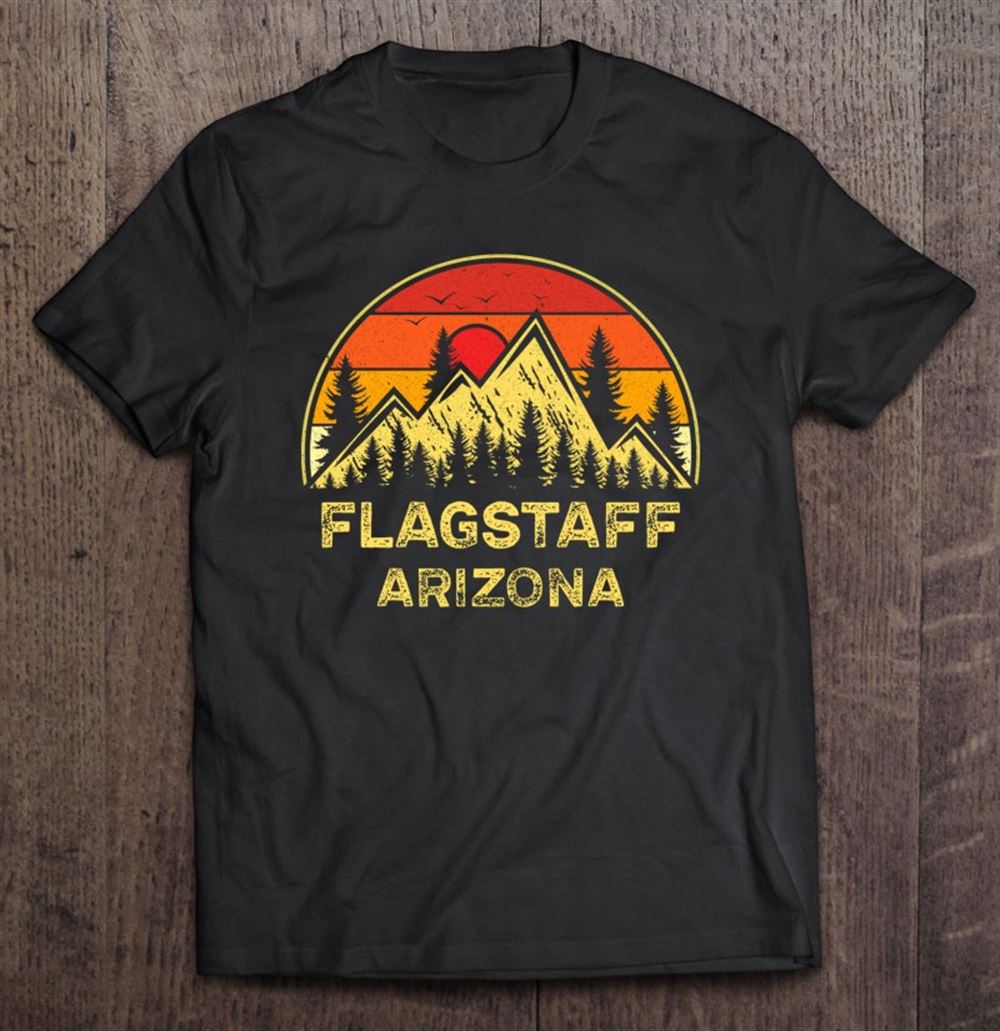 Attractive Vintage Flagstaff Arizona Az Mountains Hiking Souvenir 