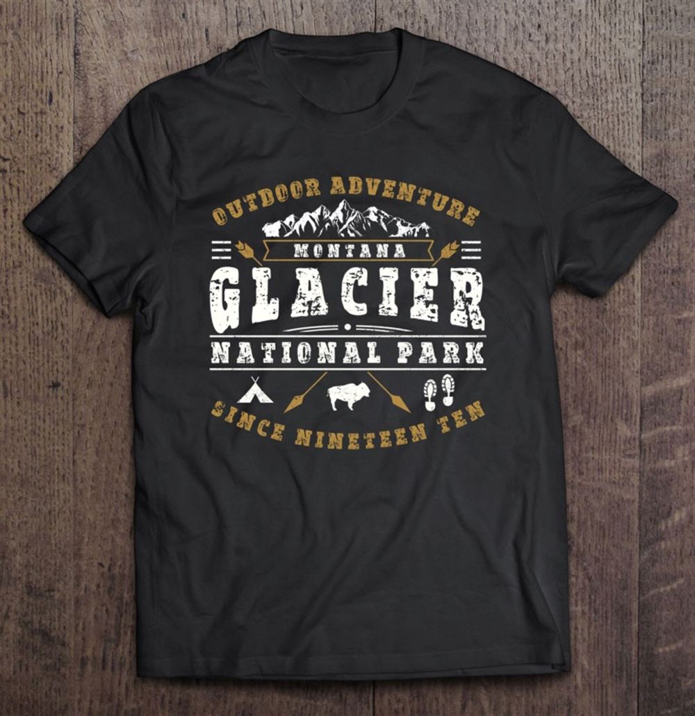 Attractive Vintage Glacier National Park Montana Usa Souvenir 