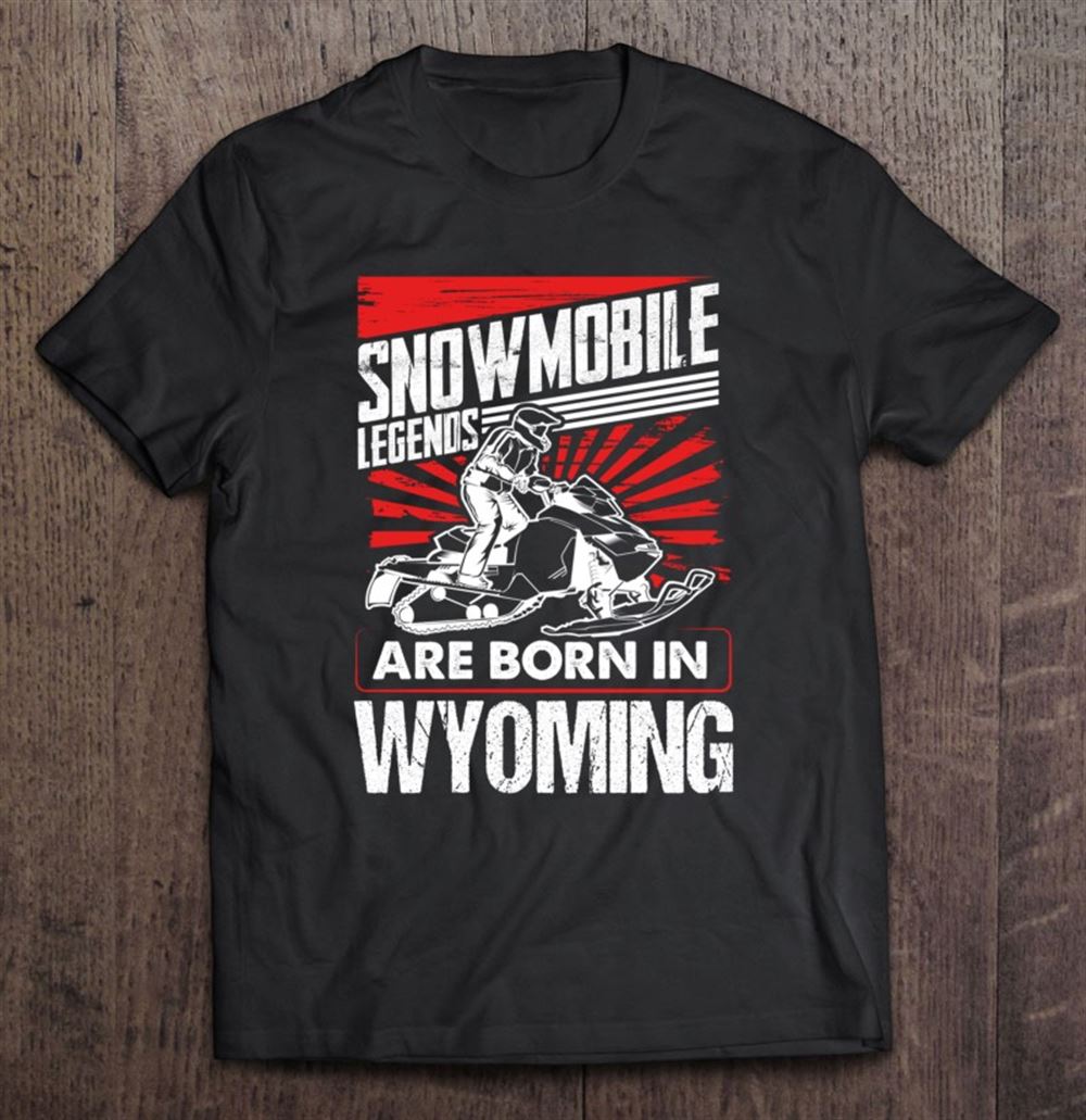 Great Wyoming Snowmobile Legends Design Birthday Gift 