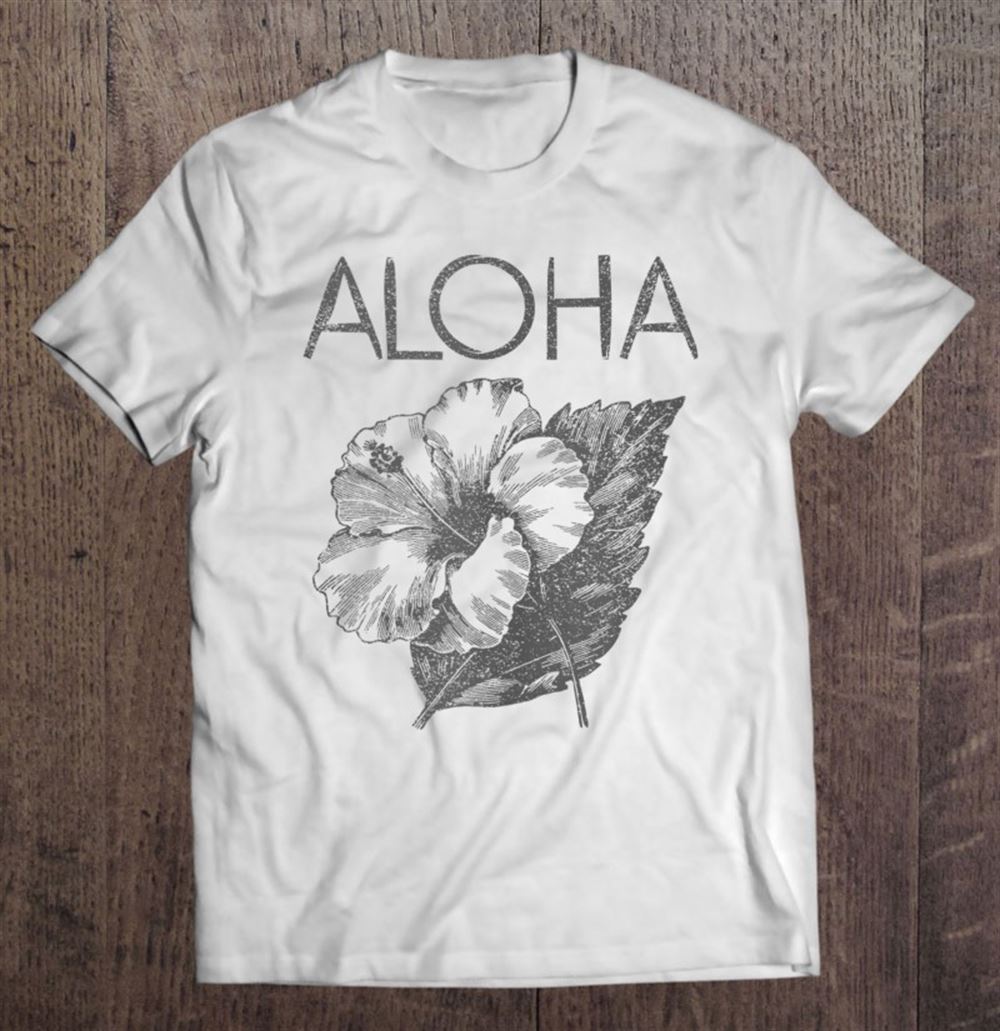 Gifts Aloha Hawaiian Flower Old School Hawaii Tank Top 