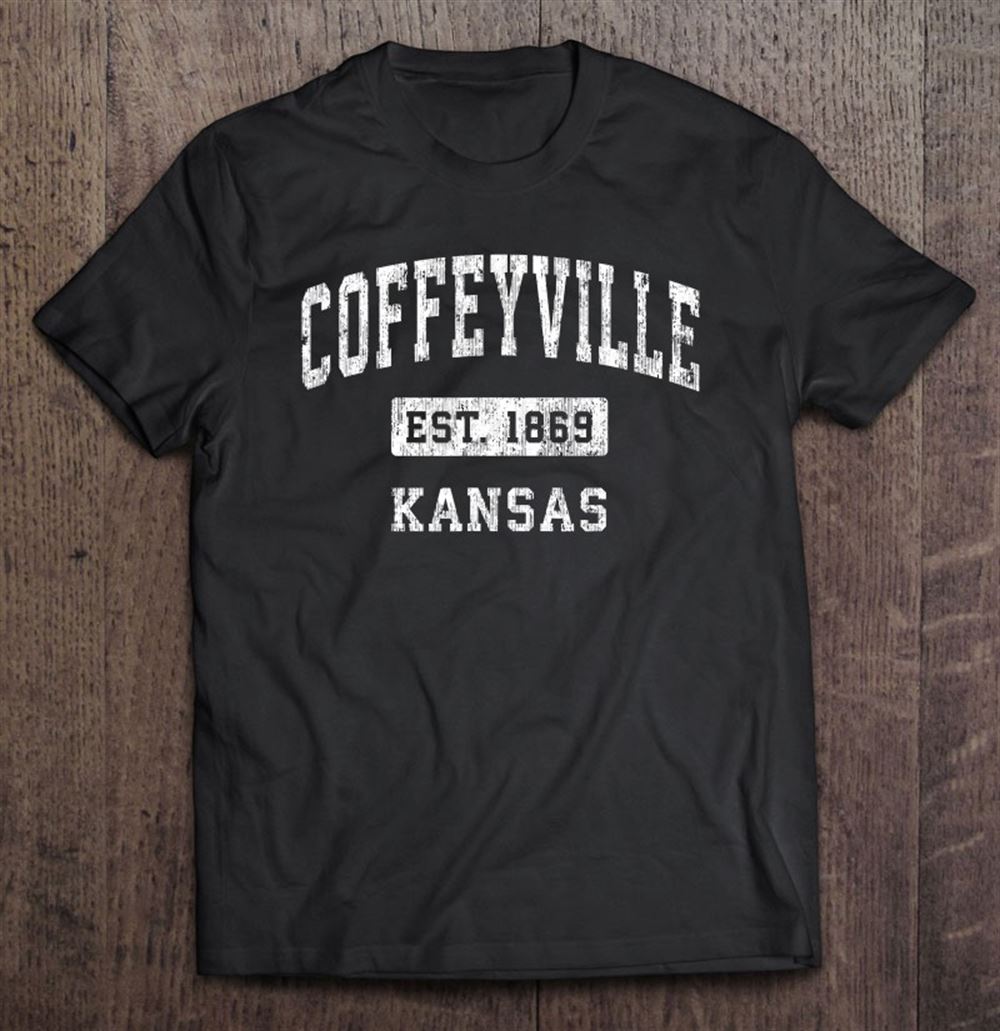 Amazing Coffeyville Kansas Ks Vintage Established Design 
