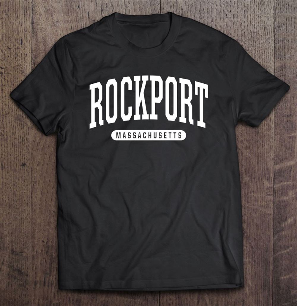 Awesome College Style Rockport Massachusetts Souvenir Gift 