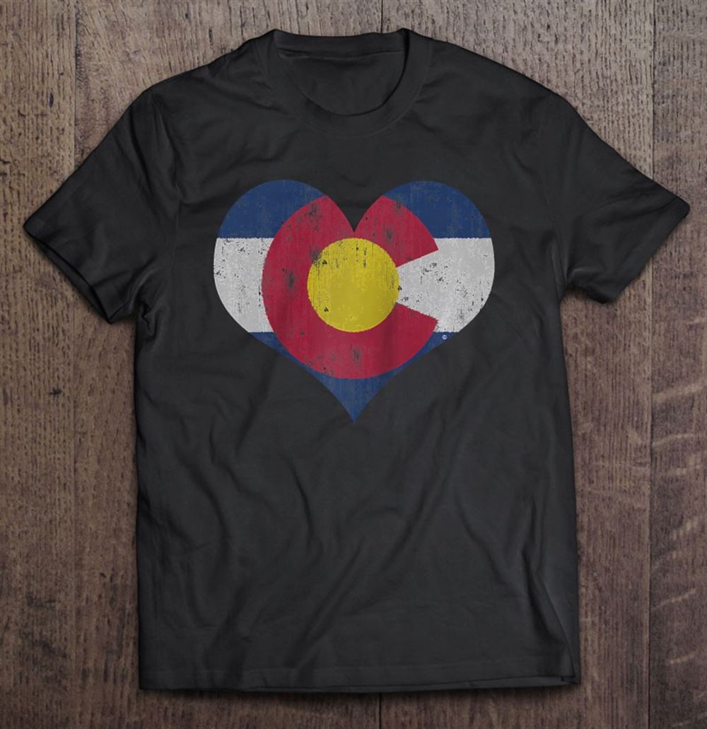 Promotions Colorado Flag Heart Love Retro Fade Raglan Baseball Tee 