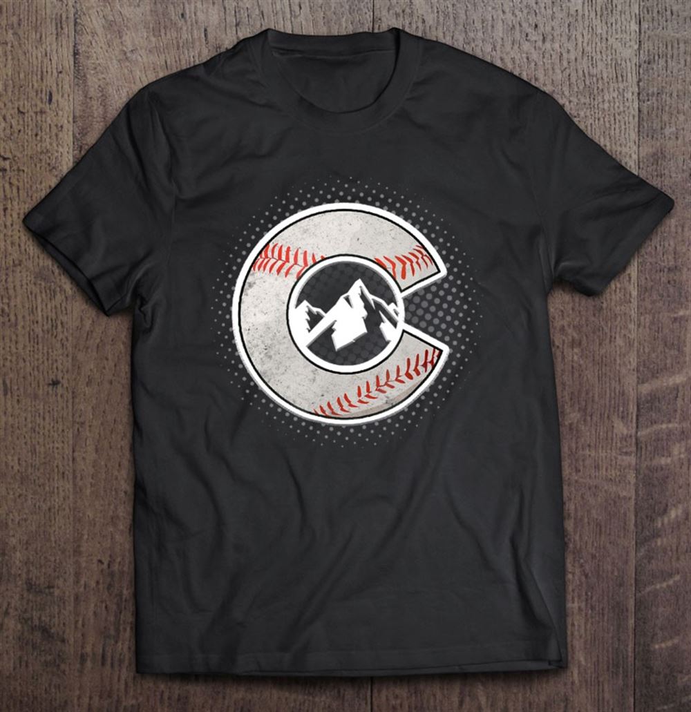 Interesting Distressed Colorado Baseball Shirt Colorado 