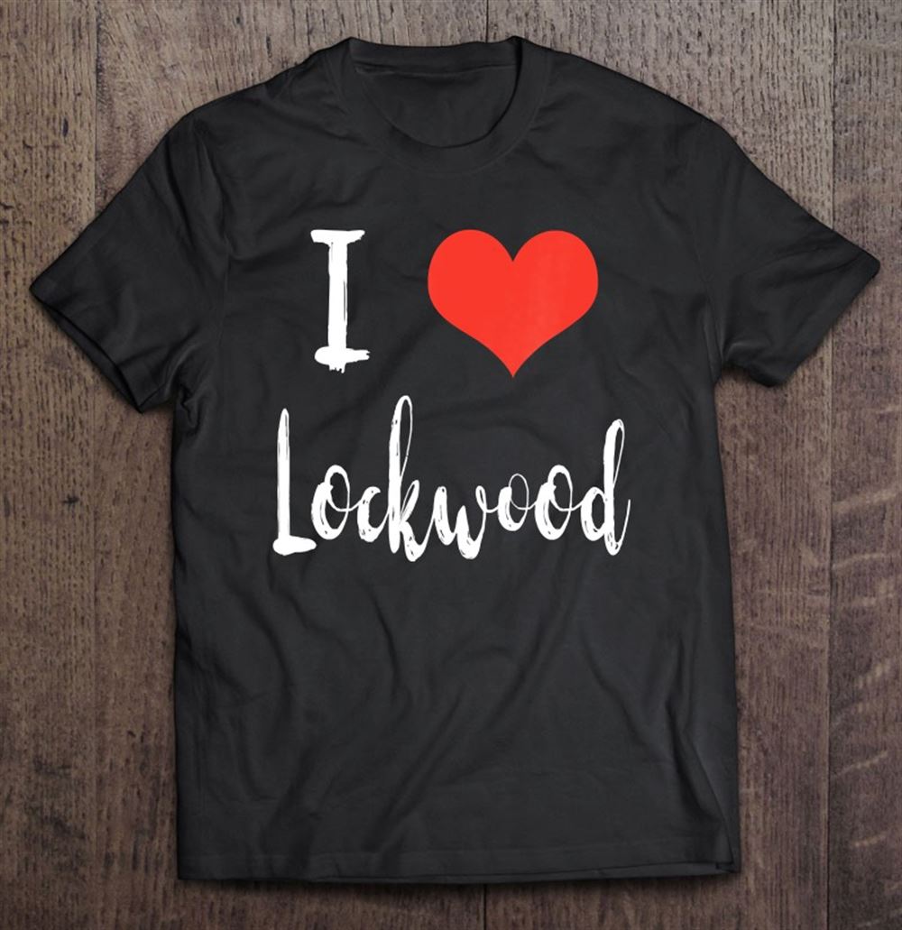Special I Love Lockwood Red Heart 