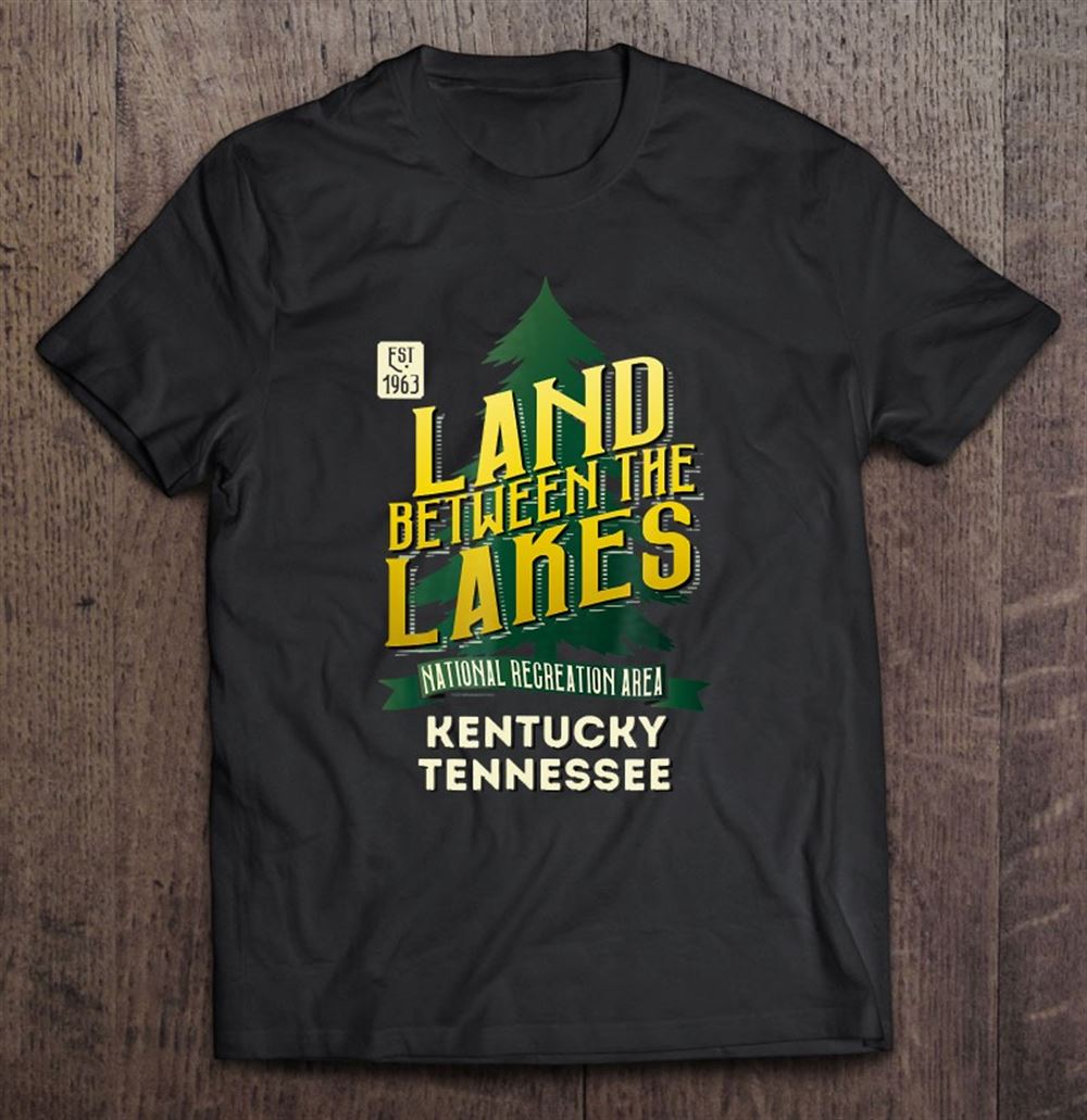 Awesome Land Between The Lakes National Recreation Retro Logo 